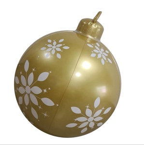 Ballon de Noël gonflable en PVC de 60 cm pour la fête, décoration amusante, jouet gonflable, ornement de Noël en gros - Product Image 5
