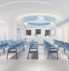 Silla de Espera para Hospitales, Sillón para Aeropuertos, Banco de Asientos para Salas de Espera, Silla de 3 Plazas para Hospitales y Clínicas con Reposabrazos Altos - Product Image 4