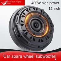 Amplificateur de puissance intégré actif pour voiture Caisson de secours de 12 pouces en plastique coaxial Type caché Montage universel