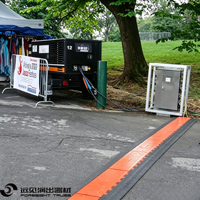 Rampes de câbles en caoutchouc jaunes/rouges portables Foresight, rampe de vitesse avec capacité de 20T-25T à vendre