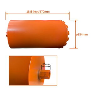 Broca Profesional de 470 mm <span class=keywords><strong>para</strong></span> Perforación en Húmedo de Paredes de Hormigón, Perforación de Hormigón Reforzado - Product Image 2