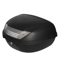 Sacoche de selle pour boîtier léger moteur Top Box avec LED casque boîte à outils moto PlasticTail Box