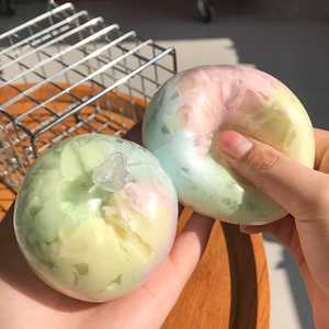 Juguete Sensorial de Arcilla Crujiente ASMR, Bola Antiestrés Hecha a Mano, de Rebote Lento, Suave, para Niños - Product Image 4
