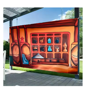 Großer 3,5*4M Hintergrund Nationalflagge über der <span class=keywords><strong>San</strong></span> <span class=keywords><strong>Juan</strong></span> Straße Hintergrund Puerto Rico Partydekoration Mit Hochzeitsmotiv - Product Image 5