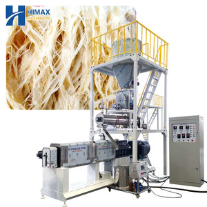 Tự động hóa hmma máy đùn độ ẩm cao Máy chế biến protein đậu nành 200kg thịt nhân tạo Dây chuyền sản xuất thực phẩm công nghiệp - Product Image 2