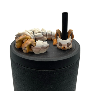 Decorazioni per Cannucce Stampate in 3D per Bicchieri, Simpatici Accessori per Bevande, Set Regalo di Decorazioni Riutilizzabili per Bicchieri - Product Image 4