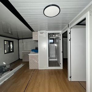 Afneembare Uitbreidbare Container Huis Geprefabriceerde Draagbare Huis Kleine Villa Met <span class=keywords><strong>3</strong></span> Slaapkamer En Binnenplaats - Product Image 4