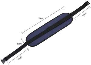 OLF Elder Paciente Silla de ruedas Cinturón de sujeción de seguridad Ajustable Restricciones antideslizantes Correas de fijación Restricción de pecho Silla de ruedas - Product Image 5