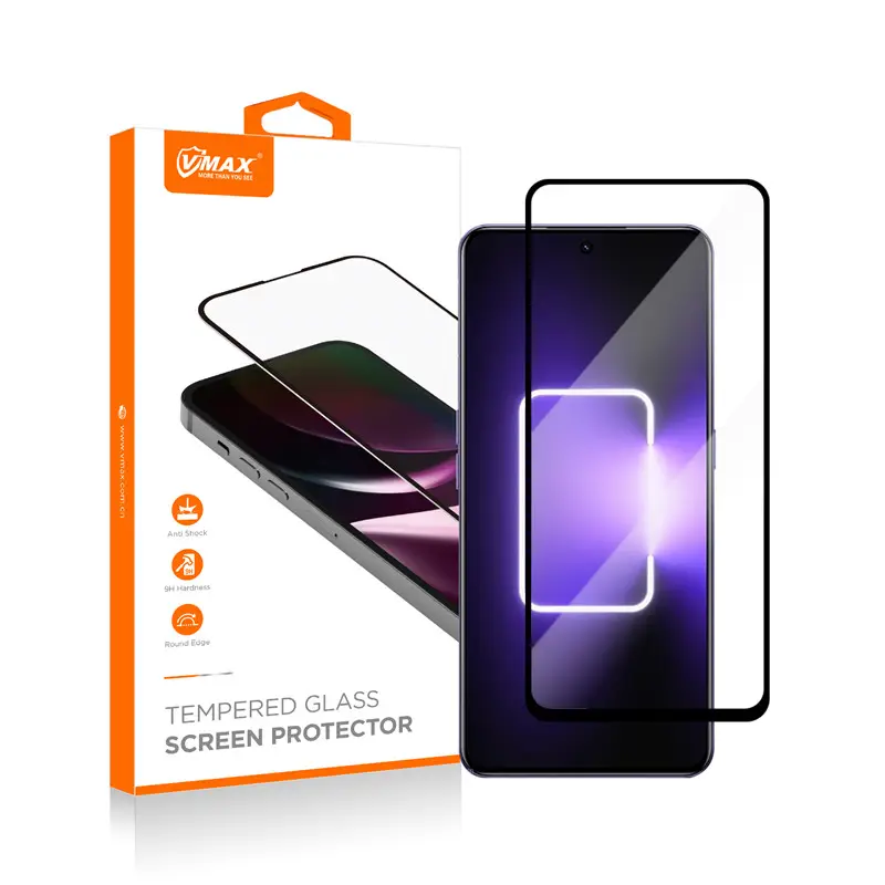 2.5D Black Edge HD gehärtetes Glas für Realme GT Neo 5 Displays chutz folien Anti-Shatter Phone Clear Schutz folie