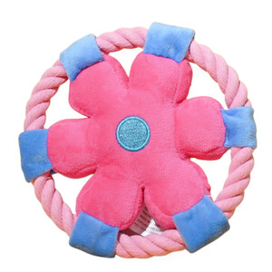 Hot Selling <b>Plush</b> Dog Shaped Chew Toy Squeaky Rope Pet Toy for Dog <b>Cat</b> - Product Image 4