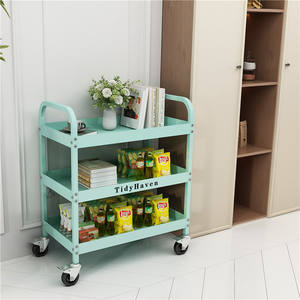 Carrito Móvil con Estante de Almacenamiento de <span class=keywords><strong>3</strong></span> Niveles, Apto para Múltiples Escenarios: Hogar, Garaje, Taller - Product Image 6