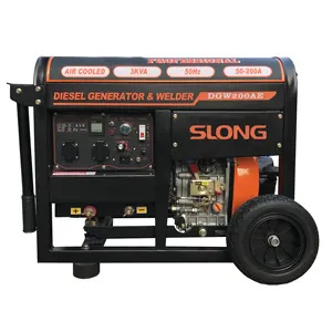 SLONG 3kw 4kw generador diésel máquina de soldadura soldador diésel 180A 200A 220A