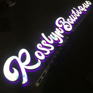 广告照明户外灯商业商店前发光二极管字母3d亚克力发光字母定制标志电子标志 - Product Image 5