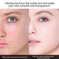 Masques faciaux en feuille de thé noir biologique naturel à étiquette privée, hydratants, anti-âge, apaisants, pour les pores, soin de la peau, masque facial