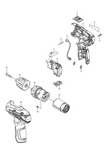 Tournevis sans fil Makitas, <span class=keywords><strong>perceuse</strong></span> à percussion sans fil pour le bois, <span class=keywords><strong>perceuse</strong></span> sans fil pour usage domestique - Product Image 6