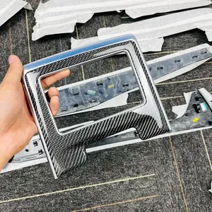 มือจับประตูและชุดแต่งภายในคาร์บอนไฟเบอร์แท้ใหม่สำหรับ Audi A6 2018-2023 Allroad Avant Trim สำหรับปี 2020-2022 - Product Image 4