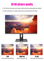 Support réglable 27 pouces 2K 165hz 180hz moniteur ordinateur de bureau écran de jeu écran HDR écran plat moniteur d'ordinateur