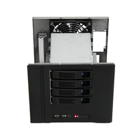 N4 NAS 4-Bay Desktop Mini Tower Server Case avec plateau HDD Hot-Swap en stock