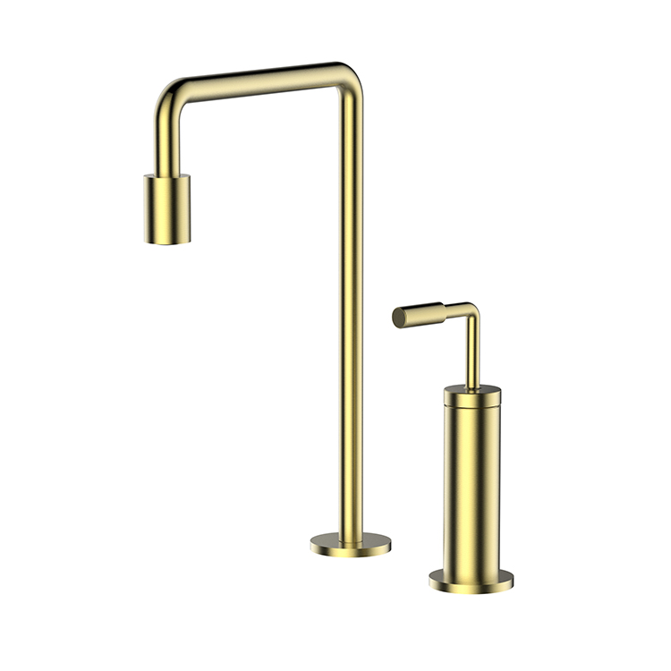 Brass Bathroom Washbasin Faucet Single Handle Cold And Hot Mixer
