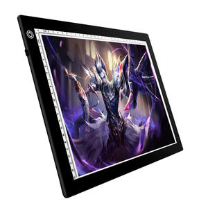 Papan Gambar Lampu Led Anak-anak, 5MM Super Tipis Bantalan Lampu LED Peredupan Stepless A4 Led Tracing - Product Image 5