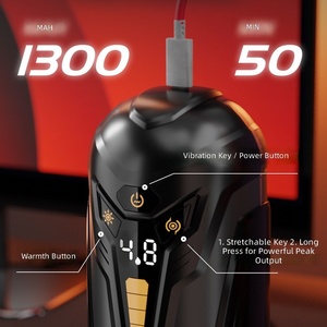Coppa Automatica Estensibile con Suono Umano Reale, Riscaldamento a Suzione, Ricaricabile USB, Impermeabile, Giocattolo Erotico per Adulti - Product Image 3