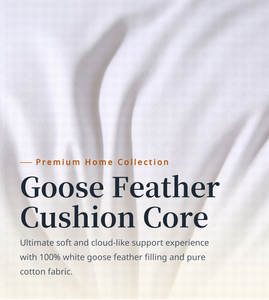 Easyum 1 Cuscino 100% Cotone 95% <span class=keywords><strong>Piuma</strong></span> d'Oca Bianca 5% <span class=keywords><strong>Piuma</strong></span> d'Oca Non Tossico Quadrato Rigido <span class=keywords><strong>per</strong></span> Supporto Collo e Schiena - Product Image 2