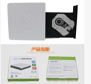 [GIET] 외부 DVD CD 드라이브 USB C Superdrive DVD/CD +/-RW ROM 플레이어 버너 라이터 드라이브 dvd 복제 광학 드라이브