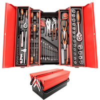 Fournisseur direct d'usine, OEM/ODM, ensemble d'outils de réparation automobile, comprenant un sac portable à 3 tiroirs, outils à main en acier au carbone, clés à cliquet