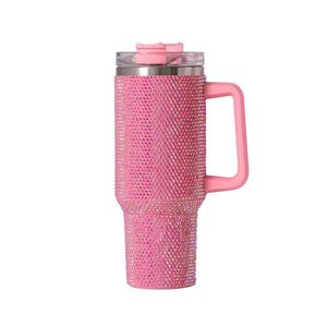 Precio de fábrica, venta al por mayor, logotipo personalizado, 40OZ, vaso de aventura con asa y pajita, taza de viaje, acero inoxidable 304, Taza Sin BPA - Product Image 4