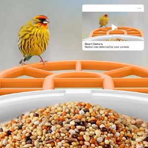 Caméra d'abreuvoir à oiseaux solaire haut de gamme avec identification des espèces d'oiseaux par IA et vision nocturne infrarouge pour abreuvoir à oiseaux de jardin - Product Image 1