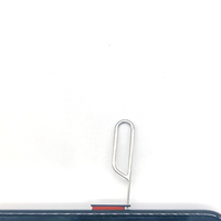 Outil d'ouverture de carte SIM en acier inoxydable OEM, broche d'éjection de carte SIM pour téléphone portable, tous les smartphones, fabrication de matériaux métalliques