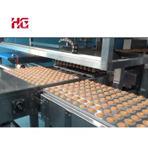 High Capacity Cup Cakes Production Line Automatic Single-Row Cake Machine Hg-Cup Full Automatic Cup Cake Machines