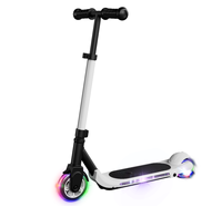 Düşük güç 60w katlanır çocuklar E Scooter 2 flaş ışığı tekerlek elektrikli şehir Escooter çocuk elektrik motorlu Scooter ile LED ışık