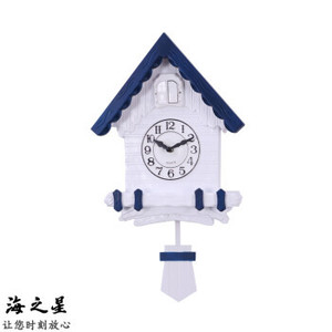 European Style Cuckoo <b>Wall</b> <b>Clock</b> House Shaped Battery Powered For Children <b>Bedroom</b> Living Room - Product Image 4