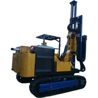 Pileuse Solaire Multifonctionnelle sur Chenilles en Acier avec Pompe Moteur - Affichage Intelligent Haute/Basse Vitesse, Haute Efficacité, Pénétration 5,5m