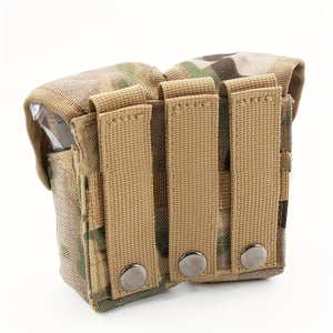 Riñonera Táctica Multifuncional de Camuflaje con Sistema MOLLE, Cierre de Cremallera, Bolsa para Granadas de Dos Piezas - Product Image 3