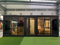 Maisons conteneurs design français 10FT – Maison conteneur extensible avec salle de bain, chambre, cuisine, espace de vie, idéale pour les stations balnéaires et appartements