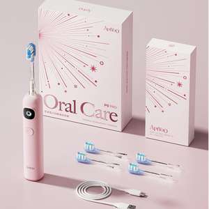 <span class=keywords><strong>Cepillo</strong></span> de Dientes Eléctrico Sónico Oscilante y Giratorio para Adultos - Cabezal de <span class=keywords><strong>Cepillo</strong></span> Recubierto de TPE Suave - Tecnología de Flocado Sin Cobre - Pantalla LED Grande - Product Image 1