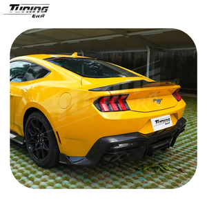 Kit de carrosserie en carbone sec pour <span class=keywords><strong>Ford</strong></span> <span class=keywords><strong>Mustang</strong></span> <span class=keywords><strong>GT</strong></span> 2024+ Lèvre avant Diffuseur arrière Ailes Prises d'air Garnitures Jupes latérales Ailerons - Product Image 6