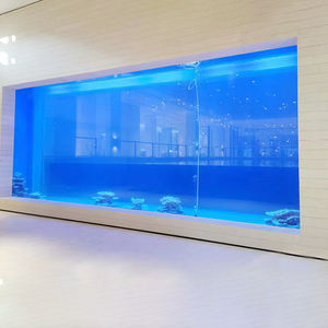 Alta calidad personalizada para tanque de plexiglás fábrica enorme rectángulo medusas acuario para sala de estar tanque de vidrio acrílico - Product Image 5