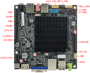 Elsky Intel N97 N95 N100 Nano ITX bo mạch chủ với DDR4 16GB Khe cắm thẻ Sim 10usb Hỗ trợ máy tính mini - Product Image 3