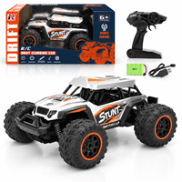 Voiture télécommandée EPT 1:12 haute vitesse 33KM/H 2.4GHz, monster truck tout-terrain avec lumières LED et batterie rechargeable