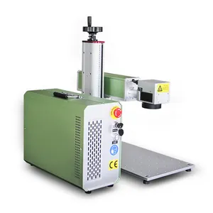 Portable fiber laser marking machine for carbide plastics qr code engraving etching equipment factory price 20W 30W 50W