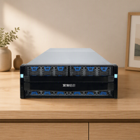 AS5800G5 4U Penyimpanan Flash Hibrida Kelas Menengah SAS Multi-controller Scale-out Unified SAN NAS Virtualisasi Database Stok