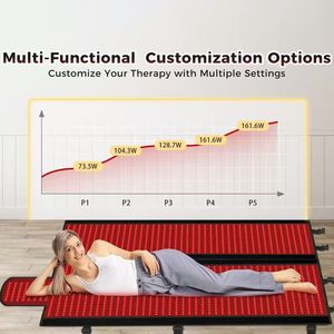 2570 LED đầy đủ cơ thể liệu pháp ánh sáng đỏ Túi ngủ, chuyên nghiệp cấp Photon năng lượng giường cho sức khỏe & phục hồi - Product Image 5