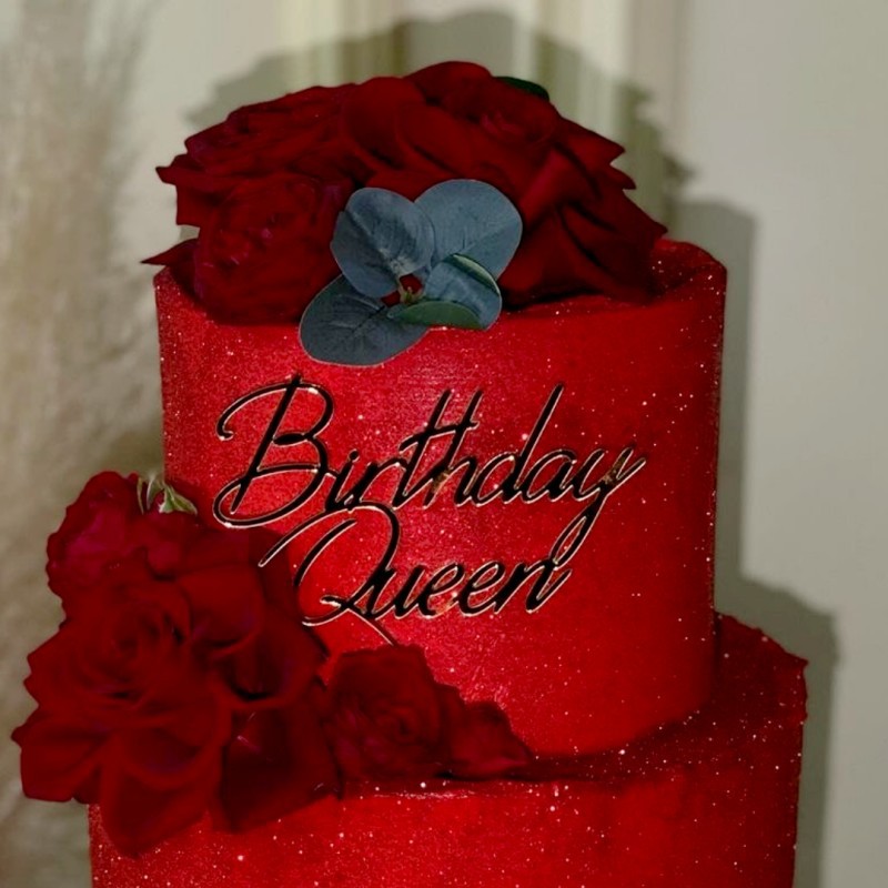Joyeux anniversaire de reine doré 2