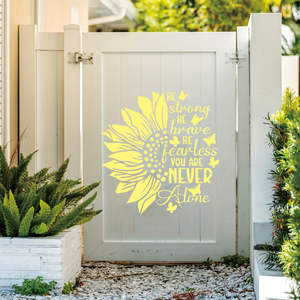 23.6x23.6 inç Büyük Boy Yeniden Kullanılabilir Kendin Yap Ayçiçeği Şablonu Ahşap Duvarlar Mobilya El Sanatları Üzerine Boyama İçin - Product Image 4