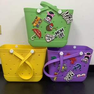 Phong Cách Thời Trang Mới Tại Chỗ Tự Làm Bán Buôn Nhiều Màu Năm Mới Túi Quà Tặng Cô Gái Túi Xách EVA Silicon Bé Tote Túi Xách Bãi Biển Bogy Túi - Product Image 6