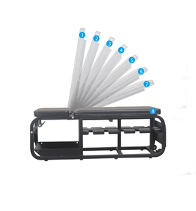 New Multi Dumbbell <strong>Weight</strong> <strong>Storage</strong> Sit up Bench Training Box Adjustable Inclined Dumbbell Bench - Product Image 3