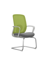 Chaise de bureau ergonomique moderne en maille respirante avec coussin en éponge haute élasticité, support lombaire et base en fer pour atelier et chambre à coucher – Vente en gros